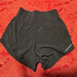 Lululemon Hotty Hot Black Shorts